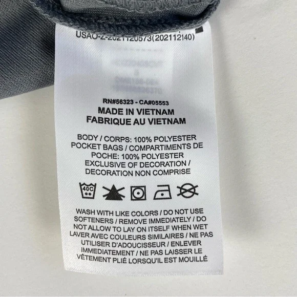 NWT Nike Dri Fit Big Kids Boys Basketball Shorts Size Small Gray White Logo - Picture 7 of 8